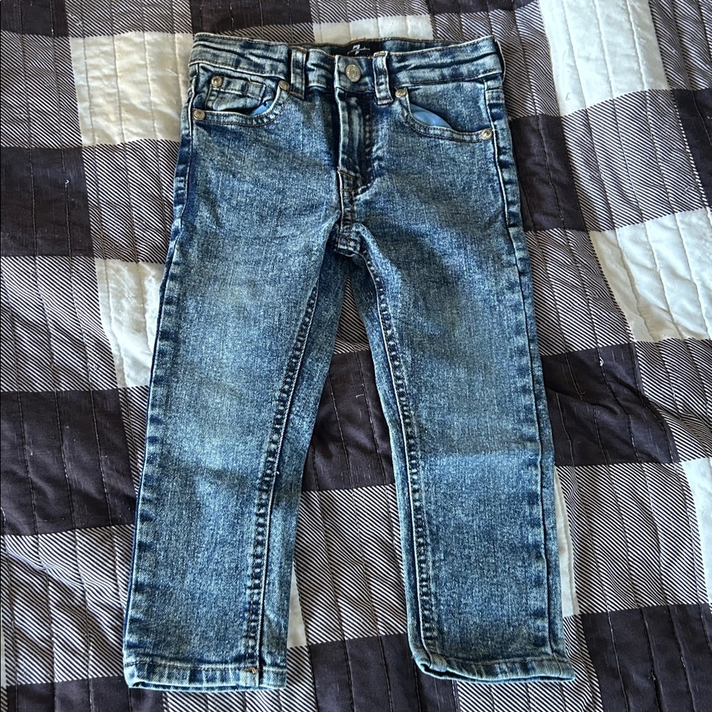 7 For All Mankind Light Blue Denim Toddler Jeans